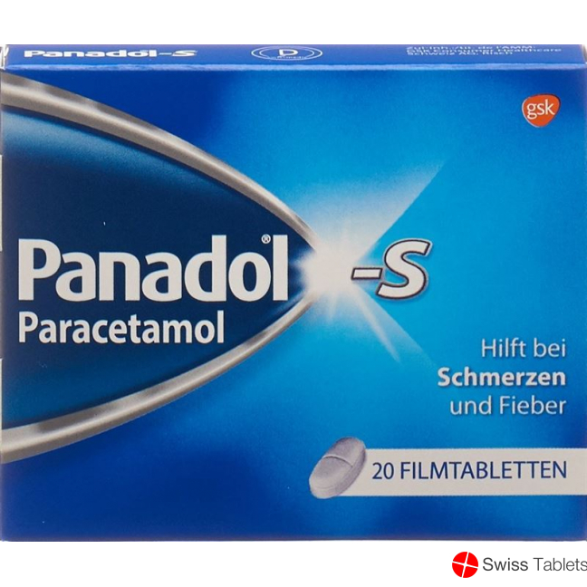 Panadol S 500mg 20 Filmtabletten buy online
