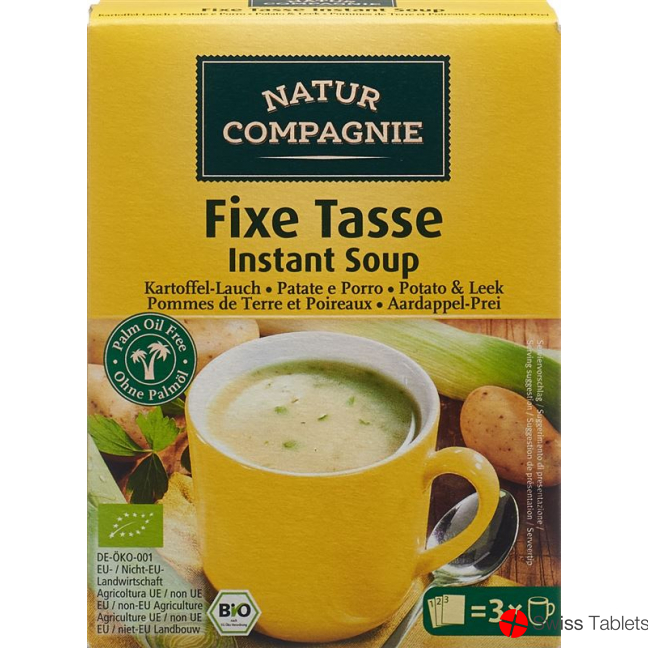 Natur Compagnie Instant Suppe Kart Lauch Bio 60g buy online