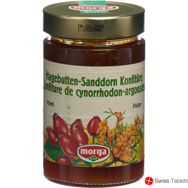 Morga Hagebutten-Sanddorn Konfitüre 350g buy online