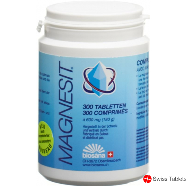 Magnesit Mineralsalz Tabletten Konzentriert Dose 300 Stück buy online