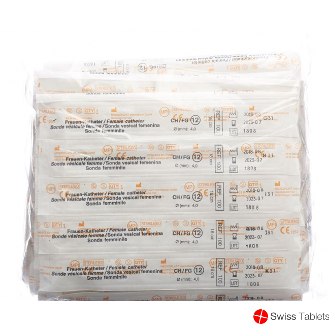Qualimed Frauenkatheter 18cm Ch12 PVC Steril 100 Stück buy online