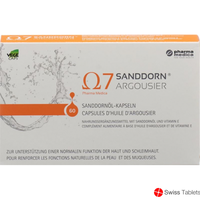 Ω7 Sanddorn Argousier Sea Buckthorn Oil Capsules 60 Caps buy online