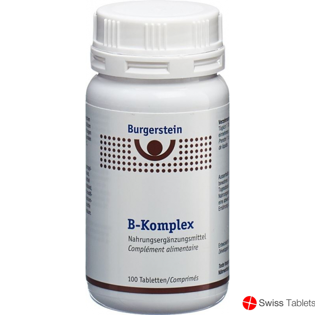 Burgerstein B-Komplex tablets 100 pieces buy online