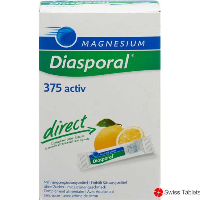 Magnesium Diasporal Activ Direct Zitrone 60 Stück buy online