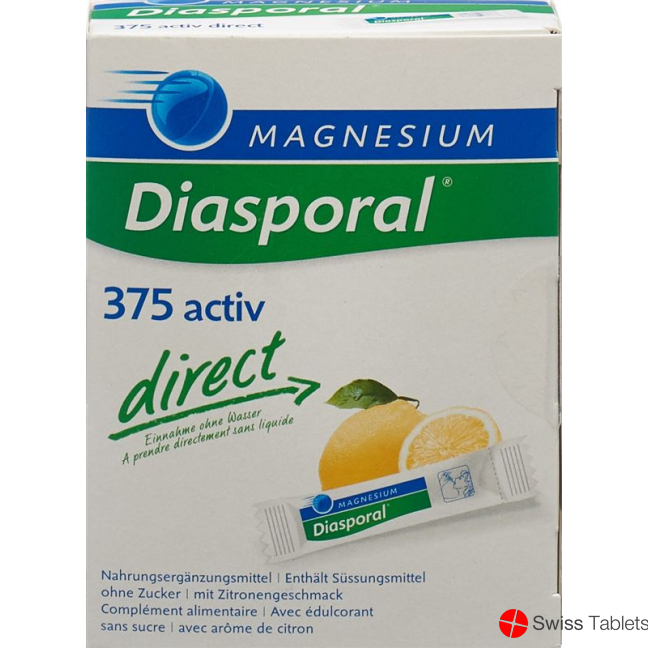 Magnesium Diasporal Activ Direkt Zitrone 20 Stück buy online
