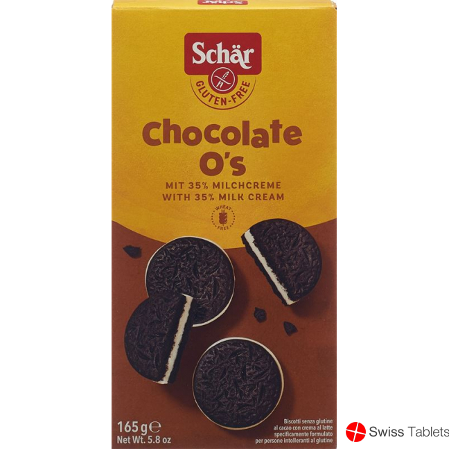 Schär Cioccolini Kekse Disco Glutenfrei 165g buy online Schär Cioccolini Kekse Disco Glutenfrei 165g buy online