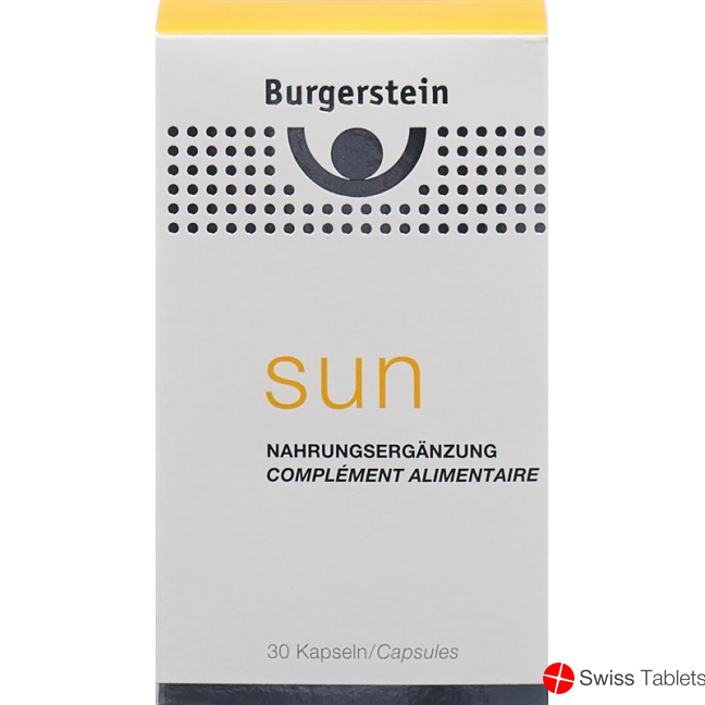 Burgerstein sun capsules 30 pieces buy online