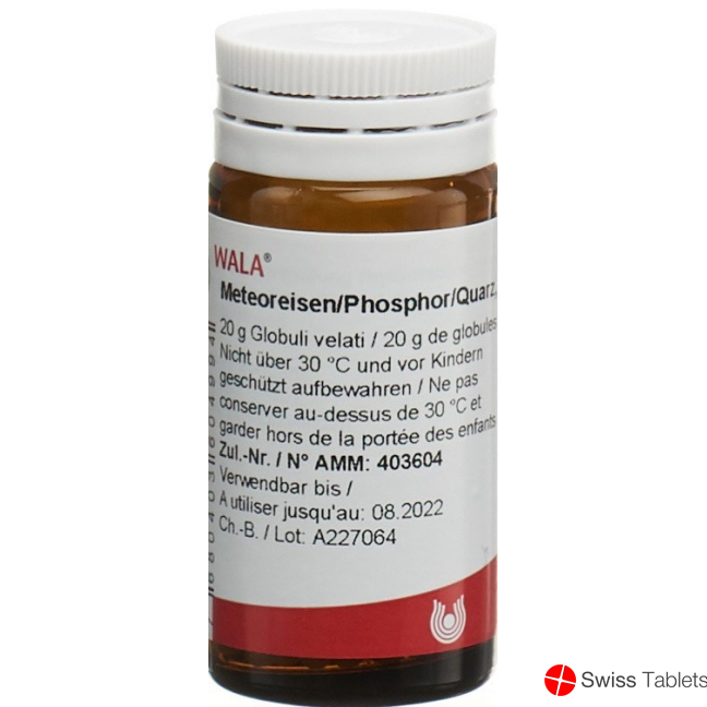 Wala Meteoreisen/phosphor/quarz Globuli 20g buy online