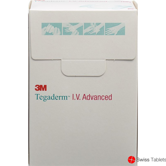 3M Tegaderm I.V. Advanced 7x8cm 100 Stück buy online