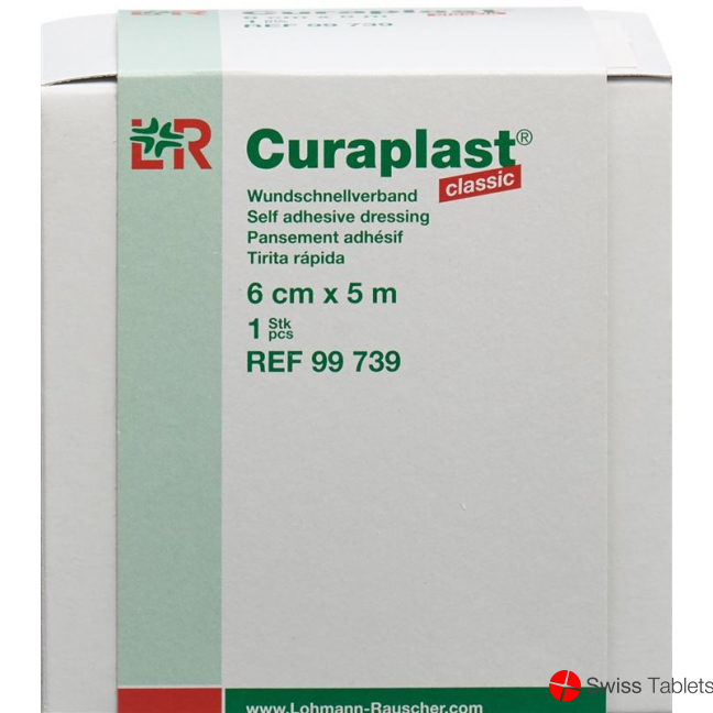 Curaplast wound dressing Classic 6cmx5m roll buy online