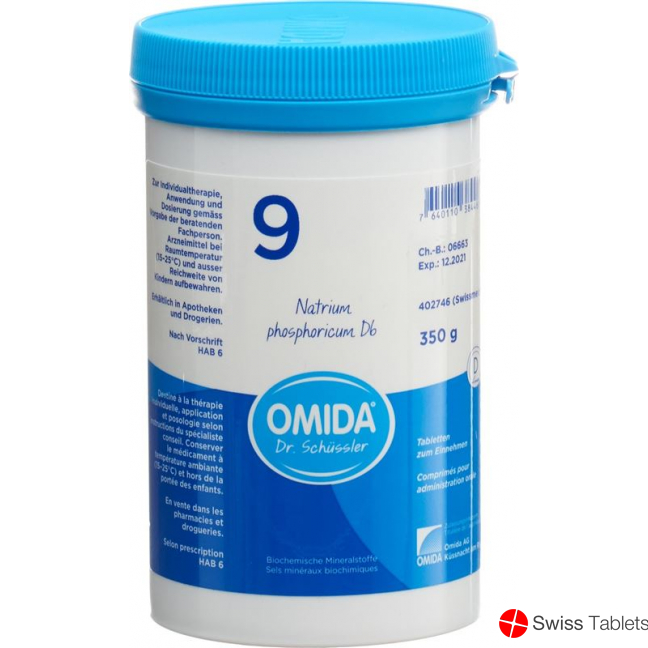 Omida Schüssler No9 Natr Phos Tabletten D 6 350g buy online