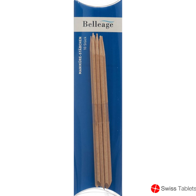 Belleage Manikuere Staebchen Holz 10 Stück buy online
