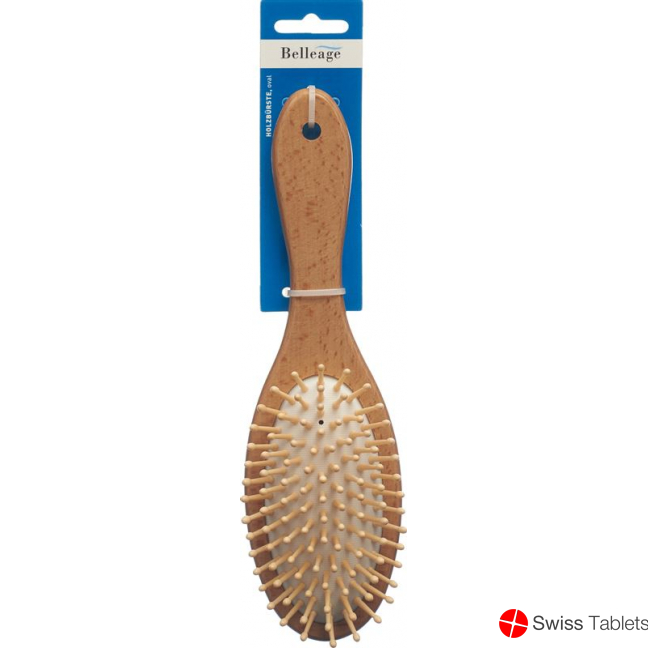 Belleage Wooden Brush Large Oval buy online