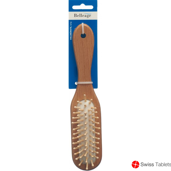 Belleage Wooden Brush Narrow Long buy online