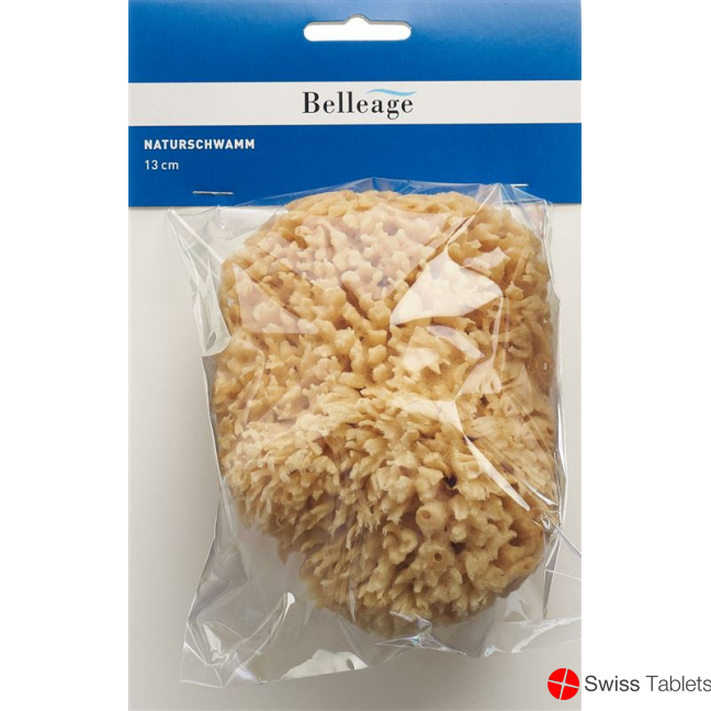 Belleage natural sponge 13cm buy online