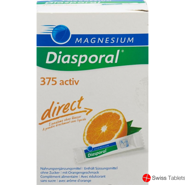 Magnesium Diasporal Activ Direct Orange 60 pieces buy online