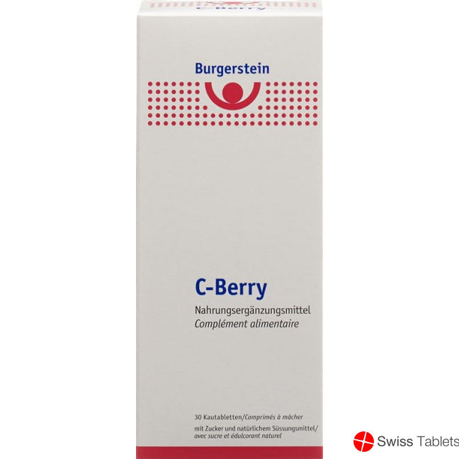 Burgerstein C-Berry 30 chewable tablets buy online