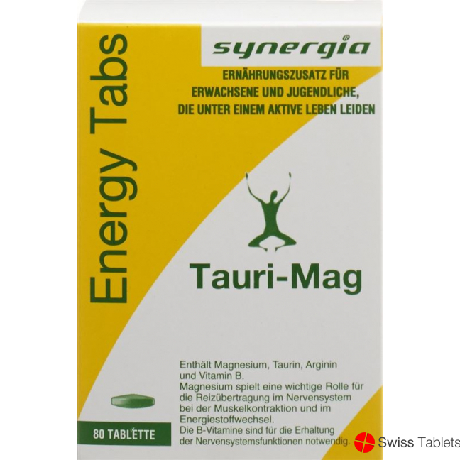 Tauri Mag Energy Tabs 80 Stück buy online