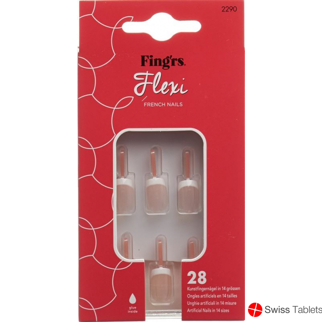 Fingers Flexi Nails Natural French buy online