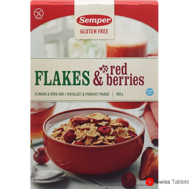 Semper Extra Flakes Rote Früchte Glutenfrei 300g buy online