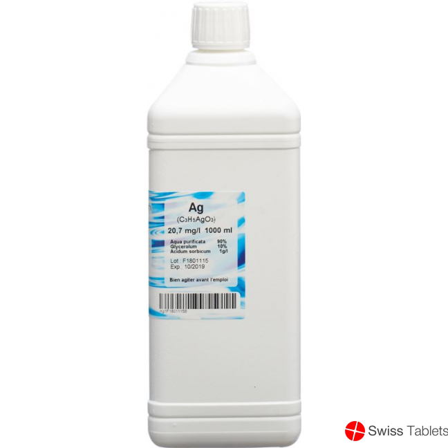 Oligopharm Silber Lösung 20.7mg/l 1000ml buy online
