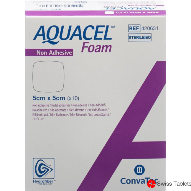 Aquacel Foam 5x5cm Non-Adhesive 10 Stück buy online