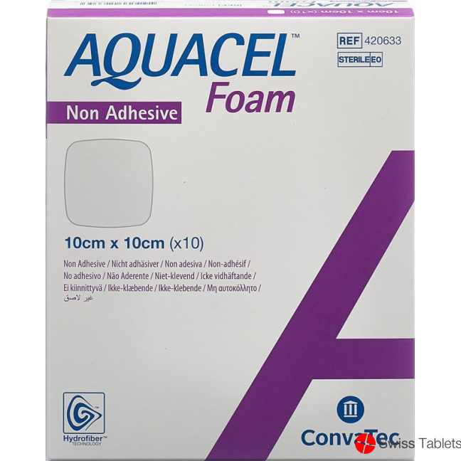 Aquacel Foam 10x10cm Non-Adhesive 10 Stück buy online