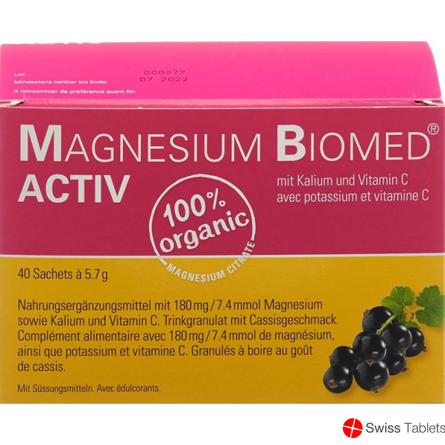 Magnesium Biomed ACTIV 40 pieces buy online