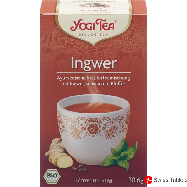 Yogi Tee Ingwer Beutel 17 Stück buy online