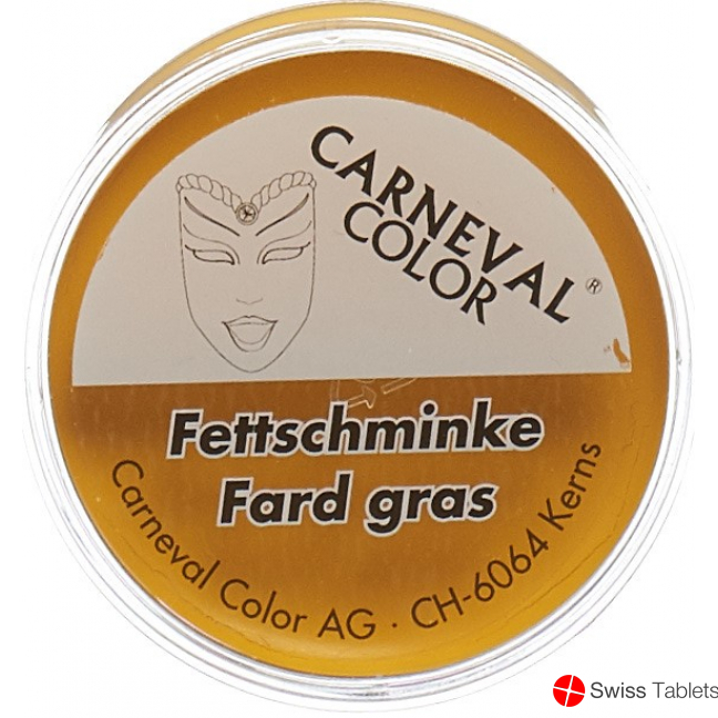 Carneval Color Fettschminke Gelb Dose 15ml buy online