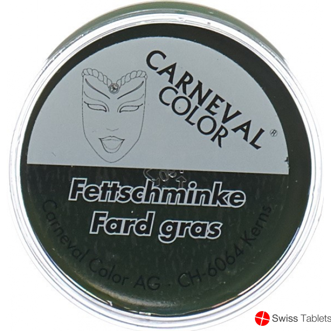 Carneval Color Fettschminke Grün Dose 15ml buy online