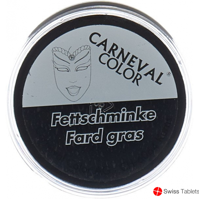 Carneval Color Grease Make-up Black Tin 15ml buy online
