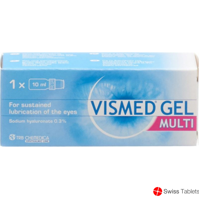Vismed Gel Multi Hydrogel Wetting Eye Drops Bottle 10ml buy online