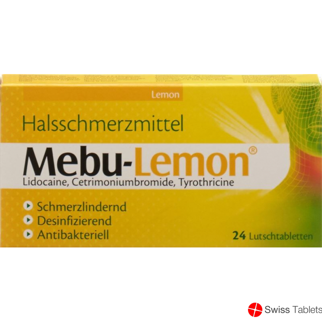 Mebu-lemon Lutschtabletten 24 Stück buy online
