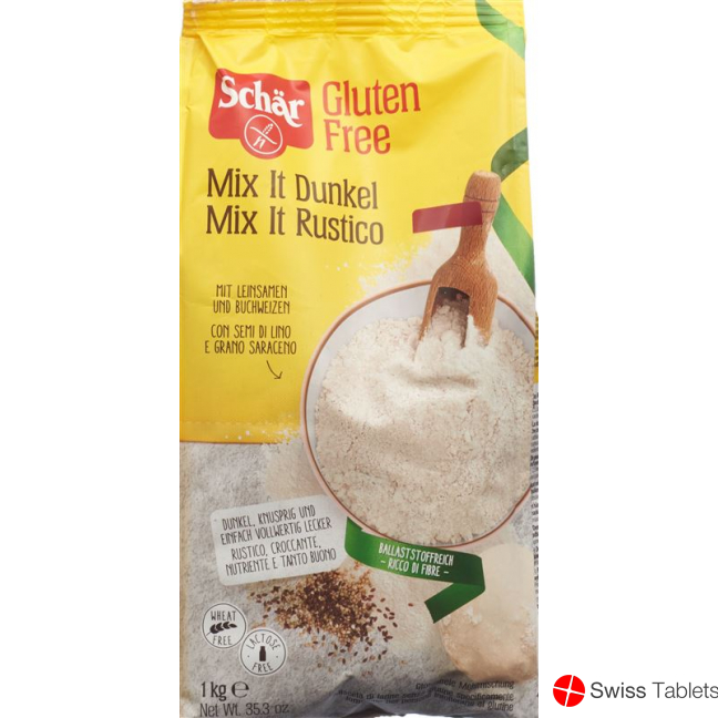 Schär Brot-Mix Dunkel Glutenfrei 1kg buy online