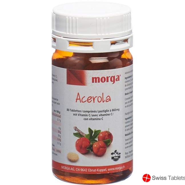 Biorex Acerola Tabletten 80mg Vitamin C 80 Stück buy online