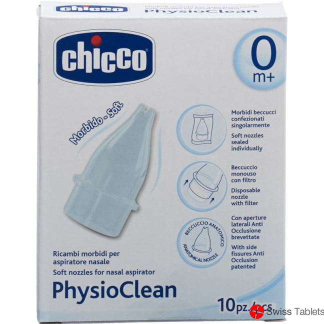 Chicco Physioclean Ersatztei Nasenschleimentfe 0m+ buy online