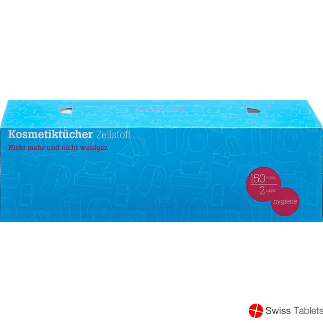Funny Kosmetiktücher Zellstoff 2-lag 150 Stück buy online