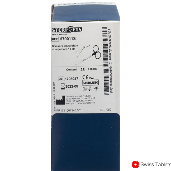 Aichele 1x Steril Fadenschere Iris Ger 11cm 25 X buy online