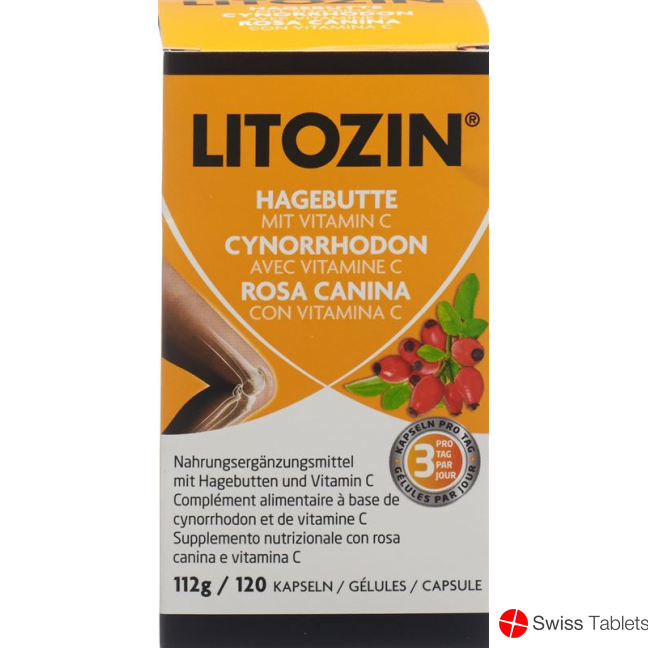 Litozin Kapseln Hagebutten & Vitamin C 120 Stück buy online