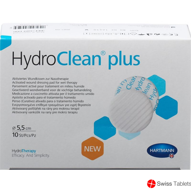Hydroclean Plus Wundkissen 5.5cm Rund 10 Stück buy online