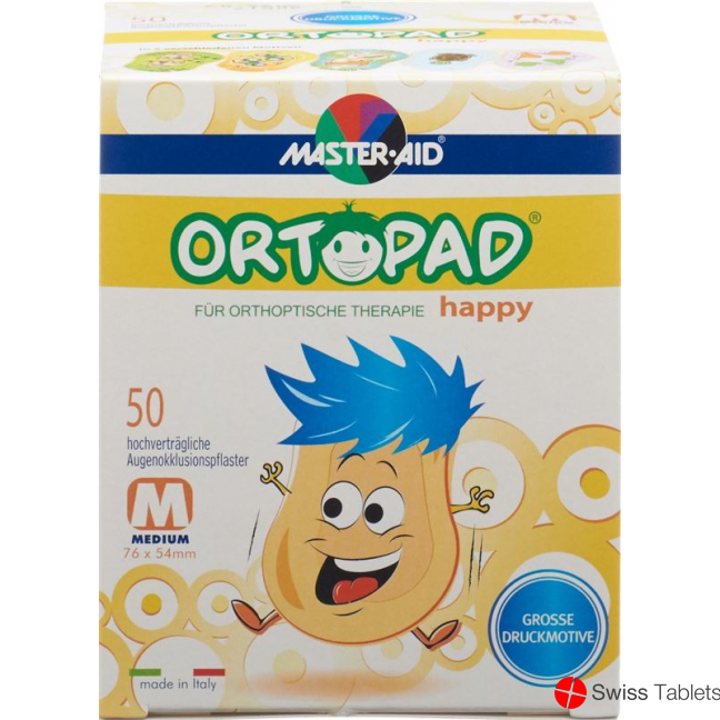 Ortopad Happy Occlusionspflaster Medium 50 Stück buy online