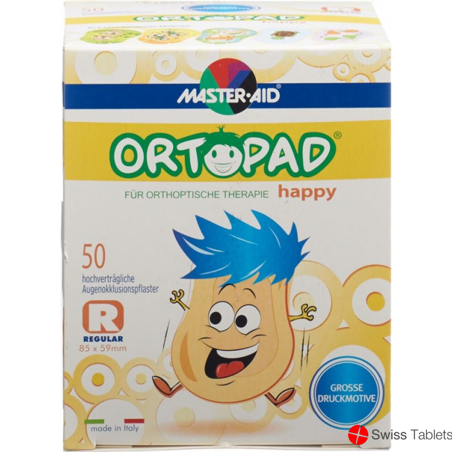 Ortopad Happy Occlusionspflaster Regular 50 Stück buy online