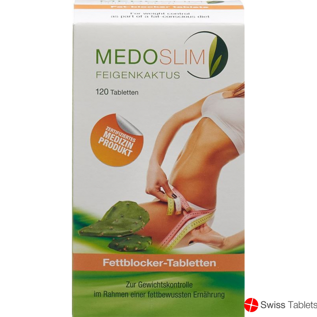 Medoslim prickly pear tbl 120 pcs