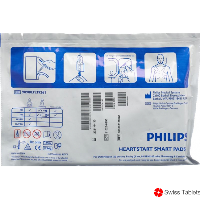 Philips Heartstart Frx Smart Padsii electrode ca buy online