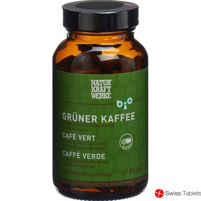 Naturkraftwerke 88.5 g green coffee organic capsules