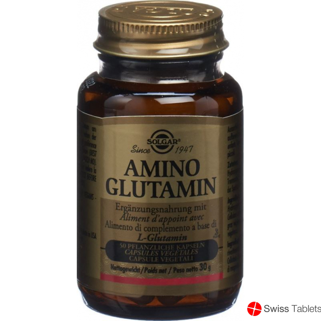 Solgar Amino Glutamin Kapseln 50 Stück buy online