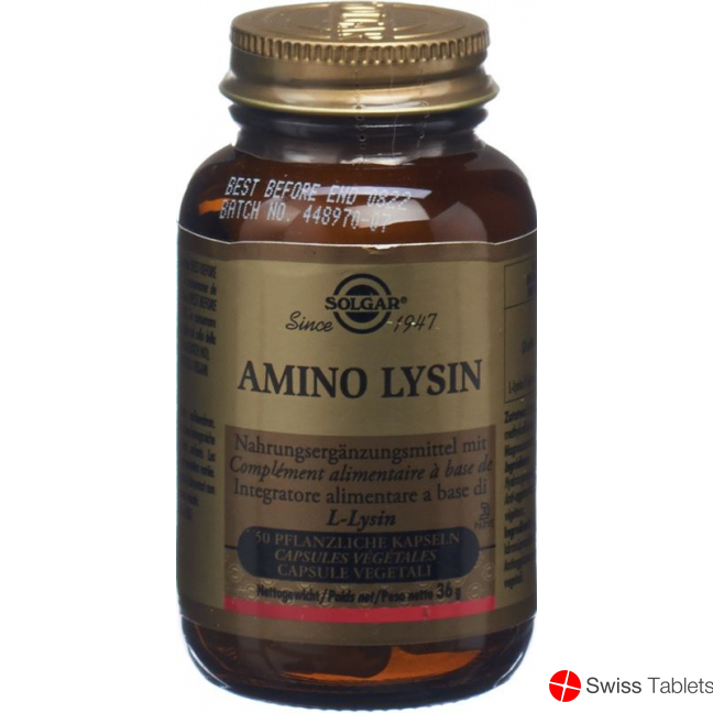 Solgar Amino Lysin Kapseln 50 Stück buy online