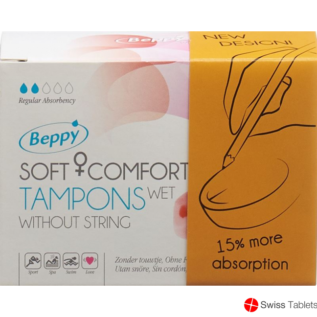 Beppy Soft Comfort Tampons Wet 2 Stück buy online