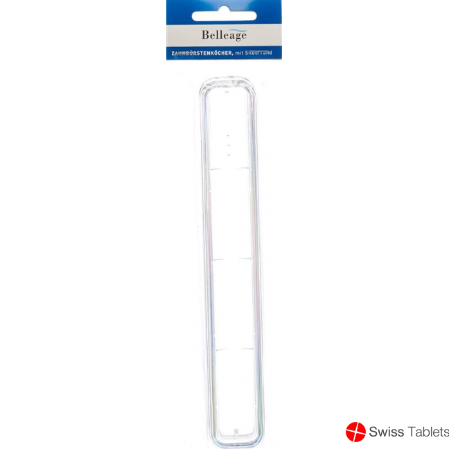 Belleage Zahnbürstenkoecher Transparent buy online